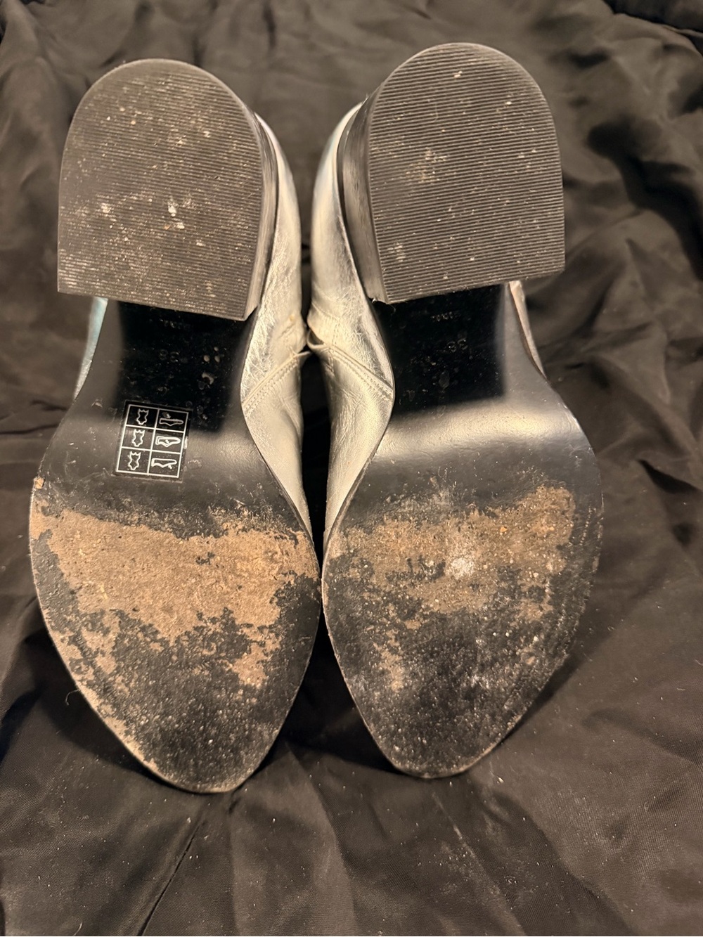 Alexander Wang Silver Metallic Pointed Ankle Booties - Picture 6 of 7